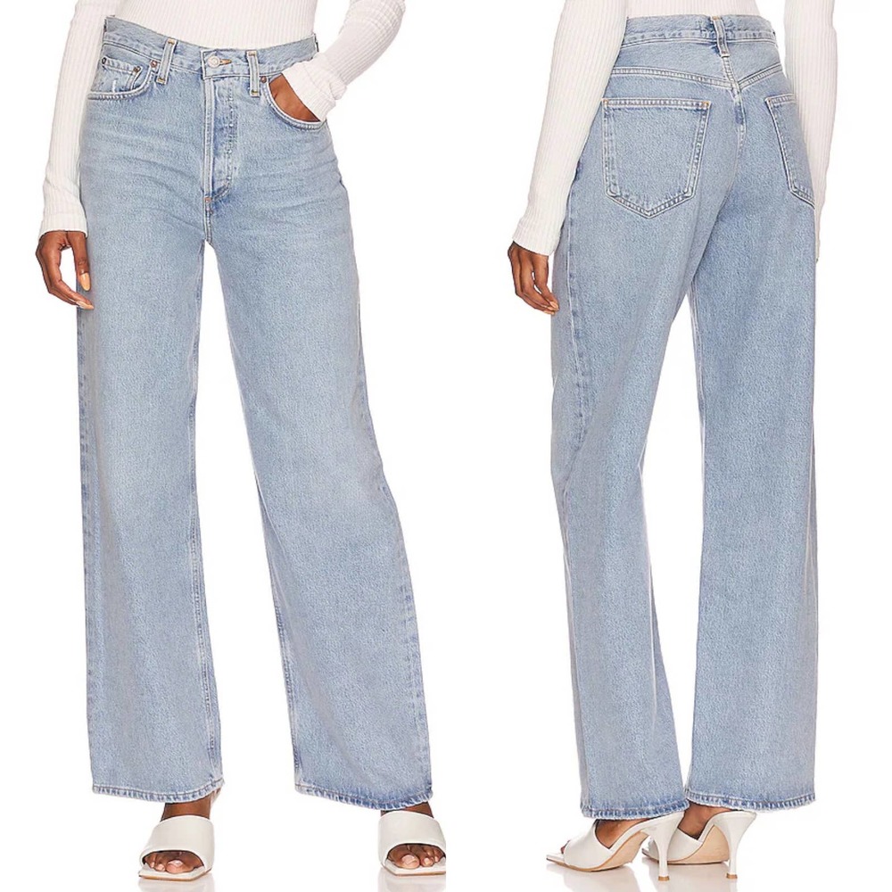 AGOLDE Low Slung Baggy Jeans Void